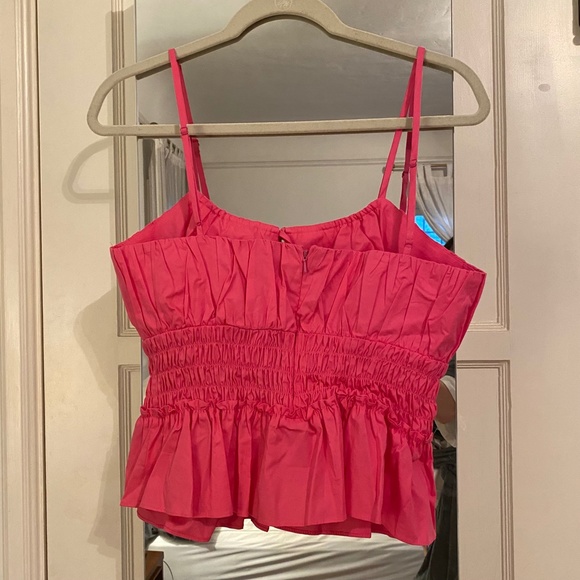 WAYF Clothing Pink Smocked Top - Picture 3 of 3